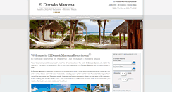Desktop Screenshot of eldoradomaromaresort.com